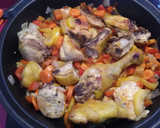 Foto del paso 3 de la receta: Pollo con albaricoques y cuscús