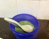 A picture of step 3 of Moong Dal Net Chilla with Coconut Stuffing.