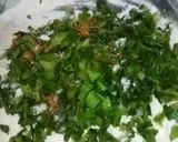 A picture of step 1 of Torai chilka paratha.