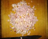 Foto del paso 2 de la receta: Ensalada de espinaca (con tocino) moon