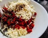 Foto del paso 2 de la receta: BERENJENA🍆Rellena con Chorizo y🍅Tomate San Marzano...!