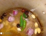 A picture of step 2 of Beef current pulao.