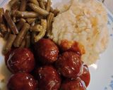 A picture of step 4 of Homemade "TV dinner" Meal.