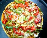 मिक्स वेज चीज़ पिज़्ज़ा (mix veg cheese pizza recipe in Hindi) रेसिपी चरण 5 फोटो