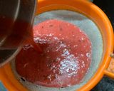A picture of step 1 of Watermelon Gazpacho cold soup.