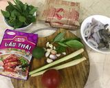 Hình bước làm 1 của món Mì tôm lẩu Thái chua cay siêu đơn giản