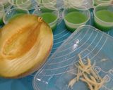 Foto langkah ke 3 dari resep Puding Buah Kaca Melon.