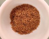 A picture of step 6 of Rice with Molaghootal, Dry Neem flower Pachdi & papad.