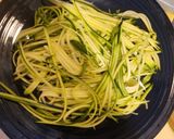 A picture of step 13 of Chicken Florentine Meatballs over Zucchini Noodles.