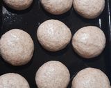 Foto del paso 4 de la receta: PAN DE HAMBURGUESA INTEGRAL "SIN MOLDE" 🍔