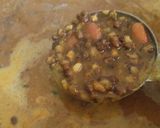 A picture of step 4 of Dal makhani.