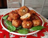 Fetás, spenótos fasírt recept fázis 2 fotója