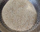 A picture of step 1 of Chikki.