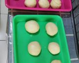 Foto langkah ke 8 dari resep Roti Sobek dengan Resep Adonan Dasar Roti Tanpa Ulen dengan Margarin Tanpa Telur.