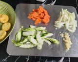 Foto langkah ke 2 dari resep Tumis Egg Tofu.