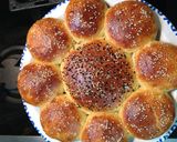 صورة لخطوة 3 من وصفة خبزة الوردة بالزبادي الطبيعي