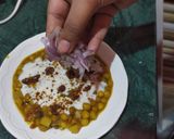 আলু টিক্কি ছোলে চাট (aloo tikki chole chaat recipe in Bengali) রেসিপি ধাপ - 13 ছবি