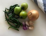 Foto langkah ke 1 dari resep Cumi Asin Cabai Hijau.