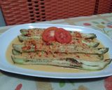 Foto langkah ke 3 dari resep Terong Bakar Santan Pedas.