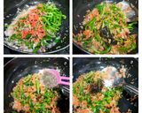 A picture of step 2 of Cabbage Manchurian.