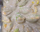 Foto del paso 7 de la receta: Flores de zapallo con relleno multicolor al horno