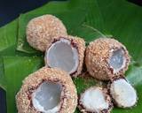 Cara Membuat Mochi Kelapa Miniatur Kelapa 12