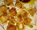 A picture of step 9 of Butter Fly chicken bites.