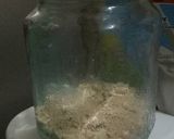 Foto langkah ke 1 dari resep Angel's 1st Overnight Oats mix Apple, Pisang, Sunkist, Nata de coco.