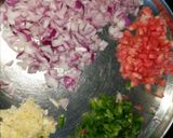 A picture of step 2 of Spicy Sechzwan Bread.