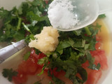 Potatoes egg mix