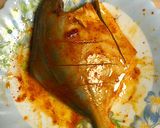 A picture of step 1 of Batter Fried Pomfret.