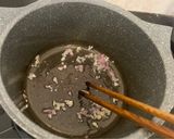 A picture of step 2 of Braised Eggplant with Straw Mushrooms.