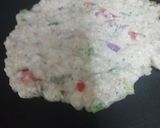 A picture of step 5 of Bread Uttapam.