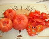 Foto del paso 2 de la receta Salmorejo con mojama