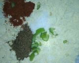 A picture of step 2 of Satvik Besan ka chilla.
