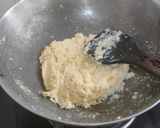 A picture of step 2 of Coconut Milk Laddu/Laddoo.