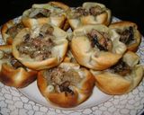 Foto del paso 9 de la receta: Flores de sardinas con hongos salteados
