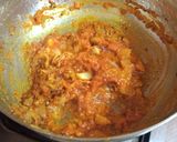 A picture of step 6 of Chana Masala Biryani.