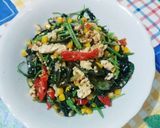 Foto langkah ke 5 dari resep Tumis bayam +jagung.