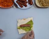 Foto langkah ke 3 dari resep Kebab Roti Tawar Simple.