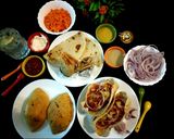 A picture of step 12 of Arabian Chicken Fatayers also in Pita wraps and pita pockets.