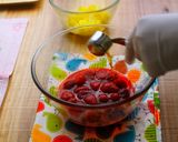 A picture of step 2 of Chewy Baked Custard / Strawberry and Pineapple Clafoutis.