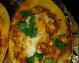 A picture of step 7 of Spaguetti squash.