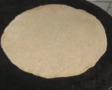 A picture of step 4 of Foxtail millet roti.