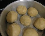 Foto langkah ke 3 dari resep Bakpia Isi Cokelat.
