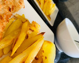 Foto del paso 6 de la receta: Fish and chips al horno🐟🥔🥔🐟