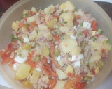 Foto del paso 6 de la receta: Ensalada de papas cocidas con huevo duro y atún