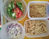 Foto langkah ke 1 dari resep Tempe teri udang rebon sambal bawang goreng.