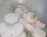A picture of step 1 of Masala Arbi.