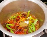 A picture of step 4 of Gawar dhokli ki Sabzi.